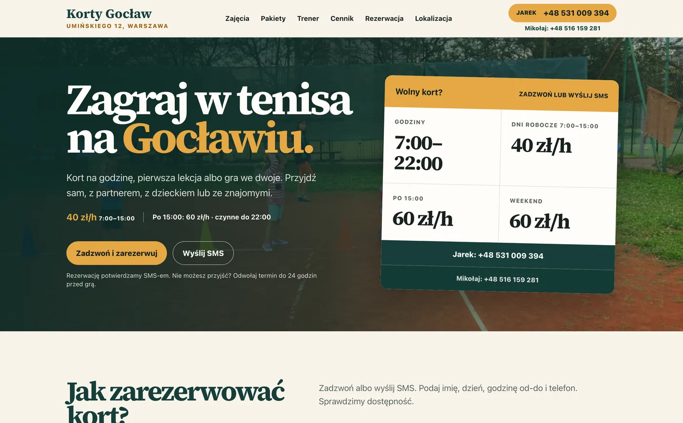 Strona kortygoclaw.pl